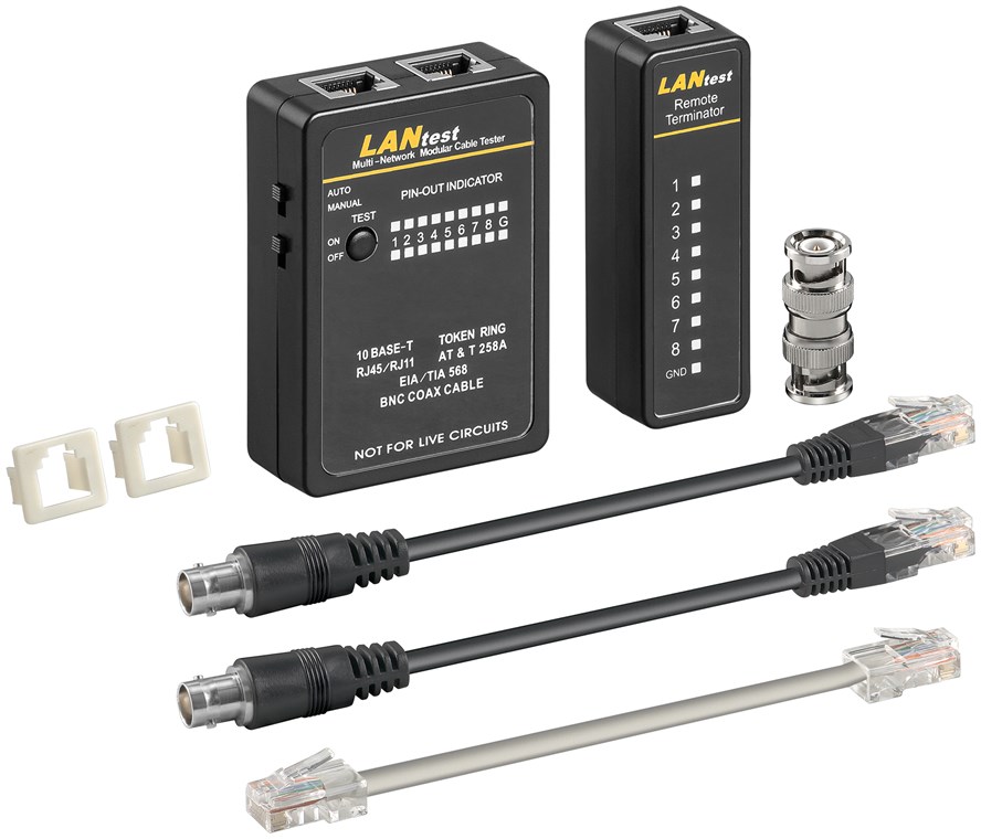 4 in 1 LAN Network Tester Remote RJ11 RJ45 USB BNC for UTP STP Cable Track HQ 