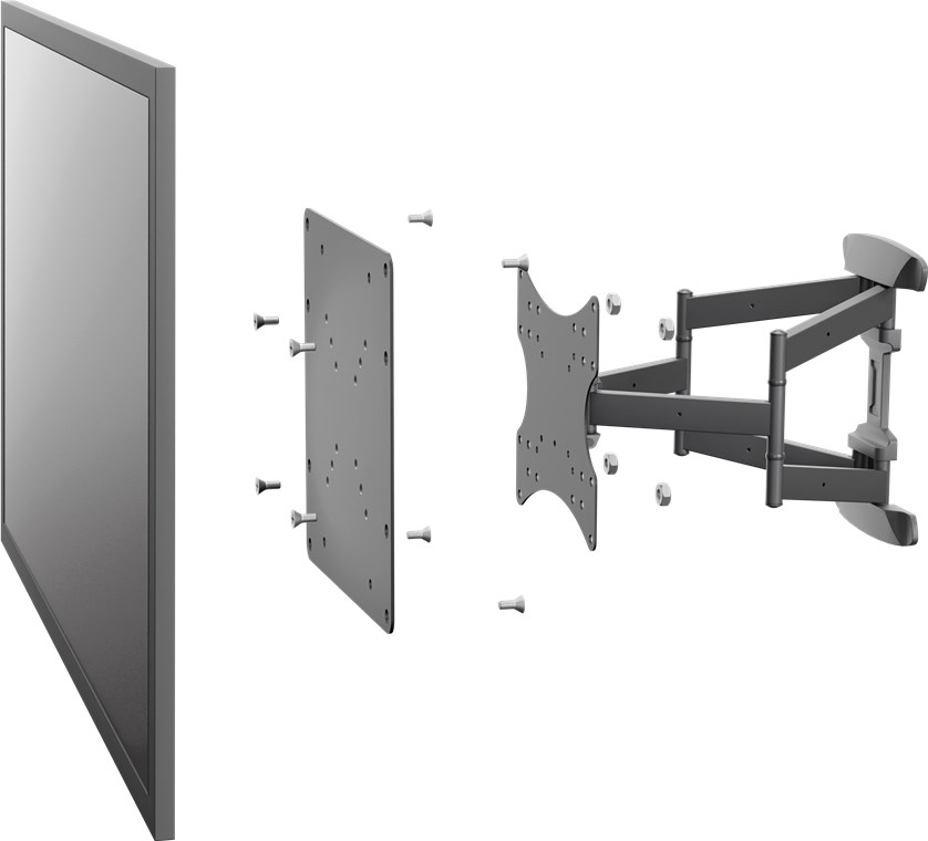 Monoprice 50x50mm to 200x200mm TV Wall Mount Bracket Universal VESA Adapter  Plate