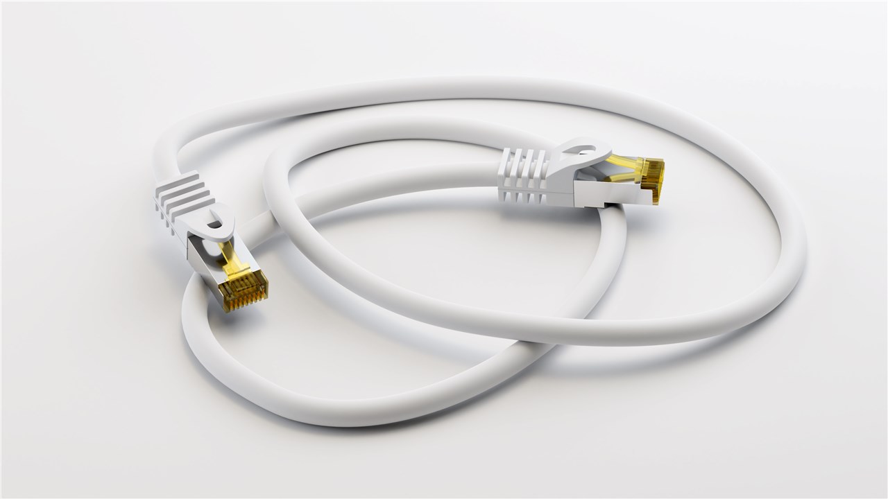 RJ45-RJ45 Premium Cord Patch Cable CAT6a S-FTP AWG 26/7 0.5m Yellow 