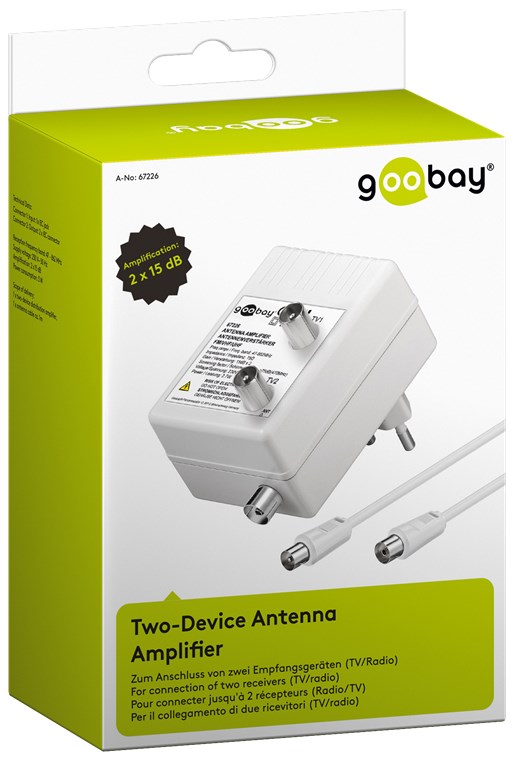 Automatic DVB-T2 Antenna Amplifier / integr. DOCK Switch only 182,95 €