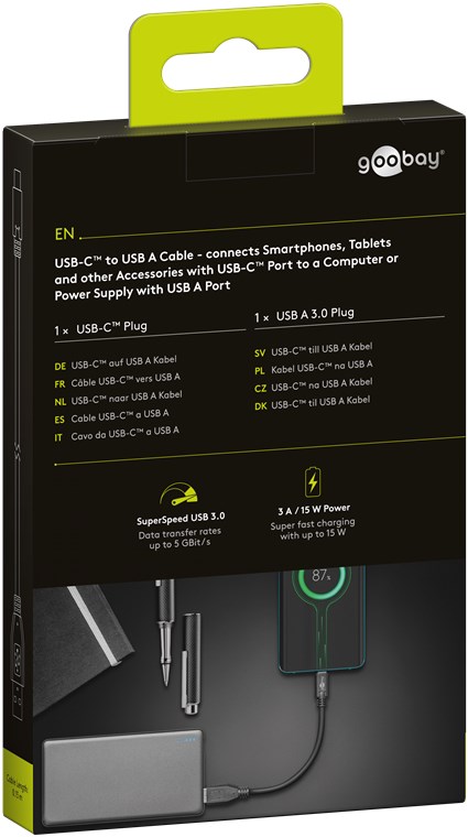 Câble USB-A vers USB-C USB 3.0