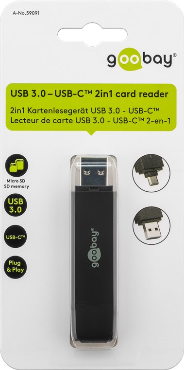 Lecteur de cartes USB All in One, USB-A, USB 3.0