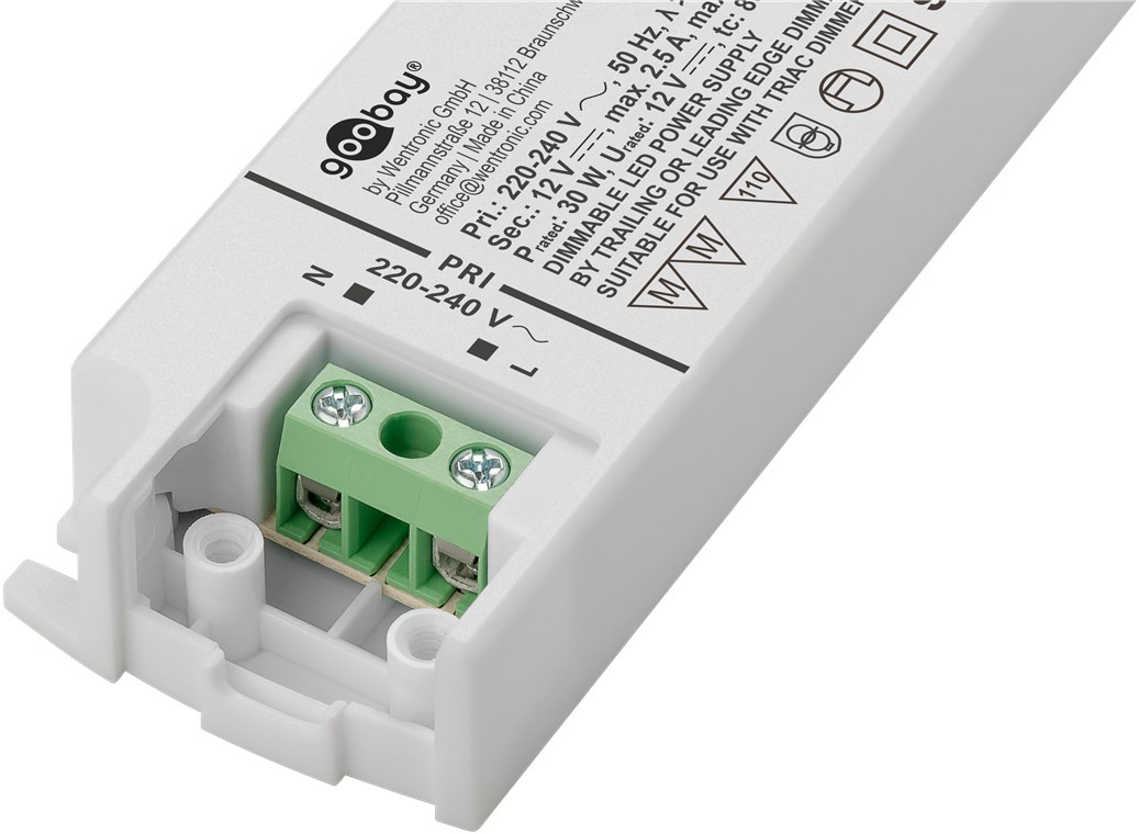 LED-Trafo 12 V/30 W, Elektronik-Zubehör Großhändler mit Top-Marken