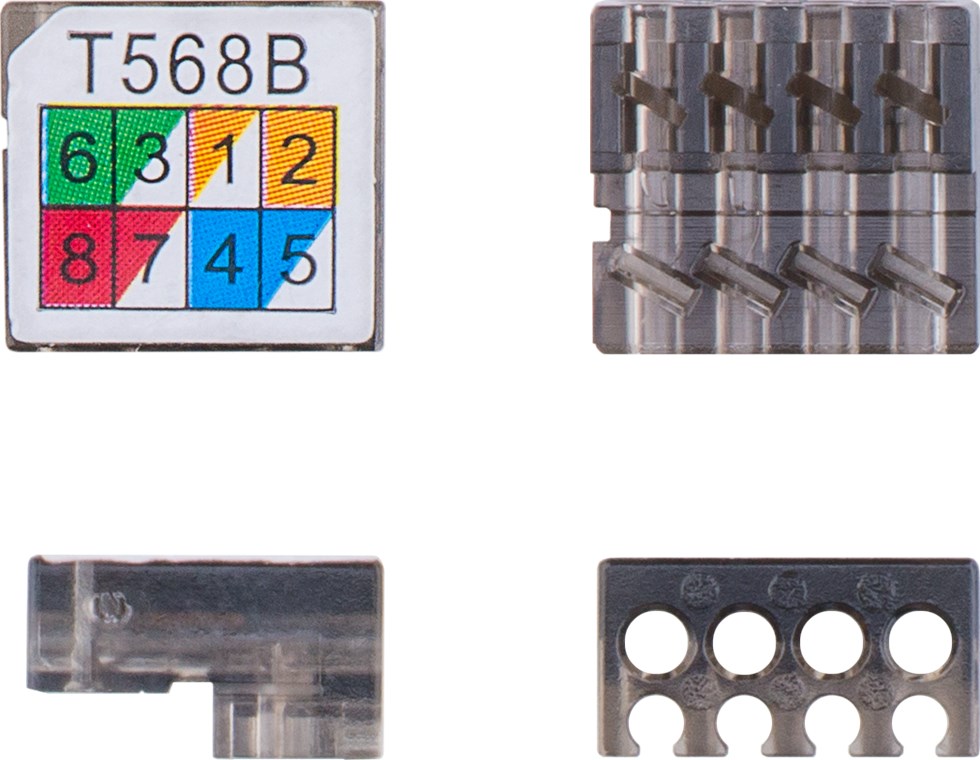 Connettore per cavo senza attrezzi Slim CAT 6, STP schermato, Grossista  di accessori elettronici con i marchi più importanti