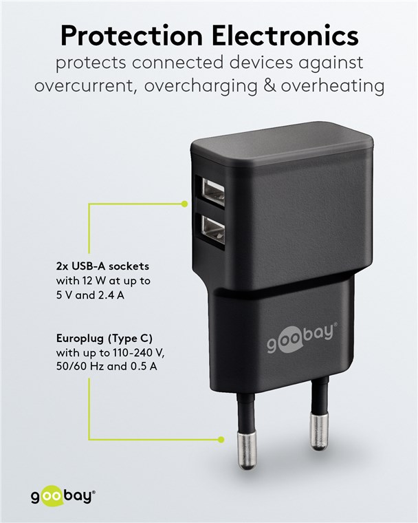 USB Connector 5 Volt + 12 Volt Socket