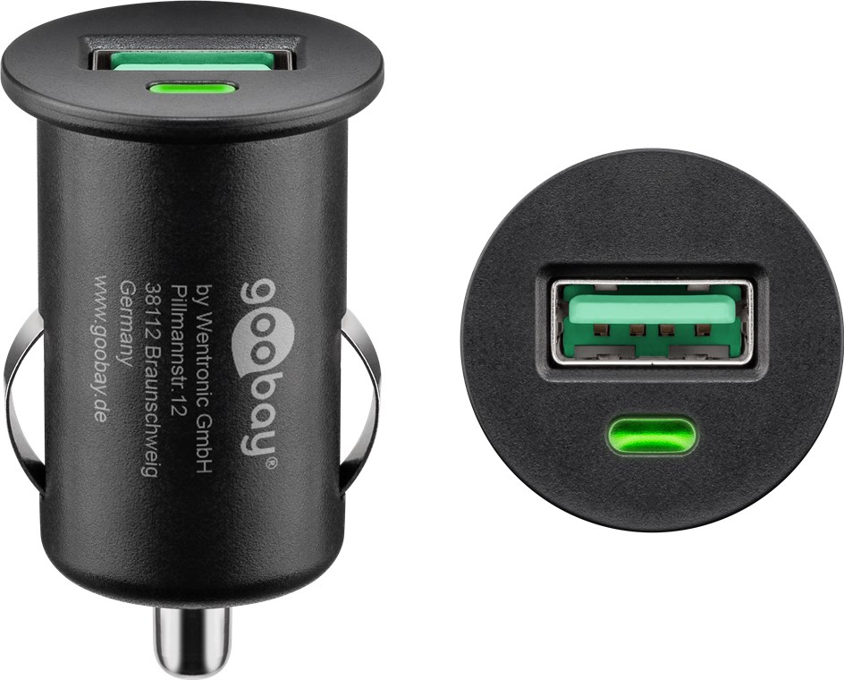 Goobay 58912 Dual USB Port Auto Ladegerät USB Zigarettenanzünder