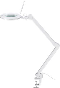 LED Magnifying Lamp with Clamp, 10 W