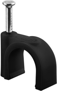 Cable Clip 12 mm, black