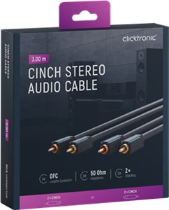 Cinch-Kabel, stereo