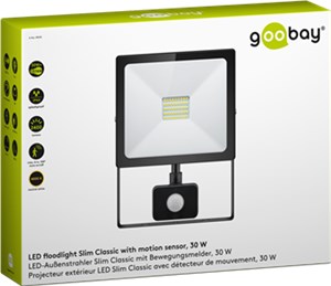 LED-Außenstrahler, 30 W, Slim Classic, mit Bewegungsmelder LED-Außenstrahler, 30 W, Slim Classic, mit Bewegungsmelder