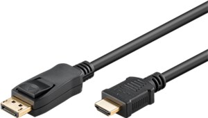 DisplayPort to HDMI™ adapter cable gold-plated