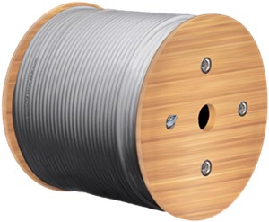 CAT 6A Netzwerkkabel, S/FTP (PiMF), grau 