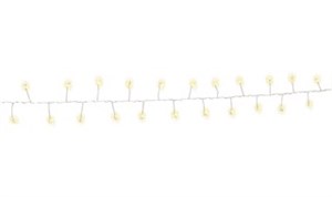 Chaîne Lumineuse en Fil Argenté à 50 LED 