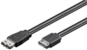 HDD eSATA-Kabel 1,5 GBit/s/3 GBit/s/6 GBit/s