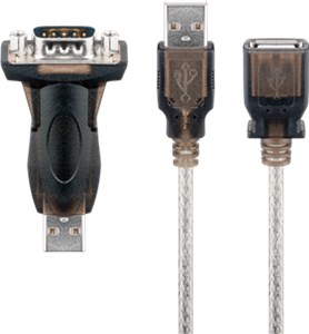 Adaptateur USB vers Port Série, transparent 