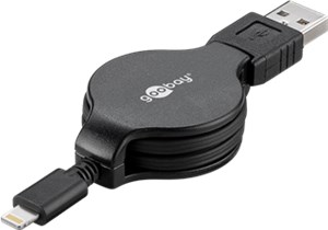 USB Lade- und Synchronisationskabel; ausziehbar USB Lade- und Synchronisationskabel; ausziehbar