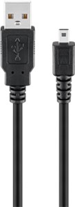 USB 2.0 Hi-Speed Cable, Black