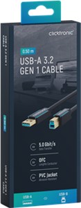 USB-A-auf-USB-B 3.0 Adapterkabel