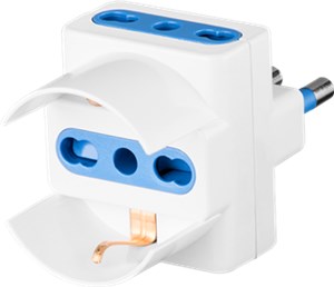 3-way adapter for Italian plug (16 A) 3-way adapter for Italian plug (16 A)