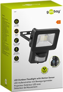 LED-Außenstrahler, 10 W, mit Bewegungsmelder