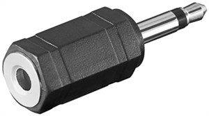 Adapter słuchawkowy, AUX jack 3,5 mm mono do stereo