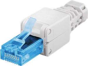 Spina RJ45 senza attrezzi CAT 6A UTP non schermato