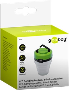 LED-Campingleuchte, 3-in-1, faltbar