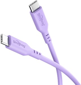 Cavo in silicone USB-C™, 1,5 m, porpora