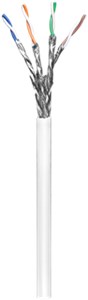 CAT 6 network cable, S/FTP (PiMF), white CAT 6 network cable, S/FTP (PiMF), white