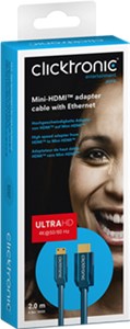 Mini-HDMI™ Adapterkabel mit Ethernet Mini-HDMI™ Adapterkabel mit Ethernet