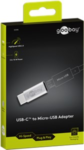 Adattatore da USB-C™ a Micro-USB 2.0, argento