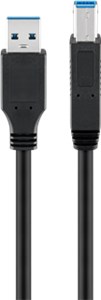 USB 3.0 SuperSpeed Kabel, schwarz