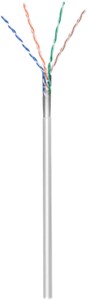 CAT 5e network cable, F/UTP, grey CAT 5e network cable, F/UTP, grey