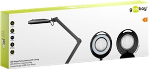 Lampe Loupe à LED avec Pince, 9 W, noir Lampe Loupe à LED avec Pince, 9 W, noir