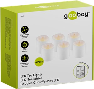 6er-Set LED-Teelichter 6er-Set LED-Teelichter