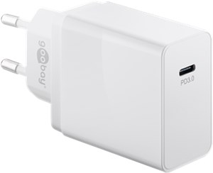 USB-C™ PD (Power Delivery) caricabatterie veloce (25 W), bianco