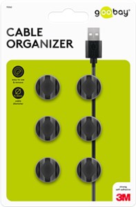 Cable Management 2 Slots, Black 