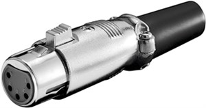 Mikrofonkupplung, XLR-Buchse (5-Pin)