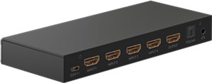 HDMI™-Umschaltbox 4 auf 1 mit Audio-Ausgang