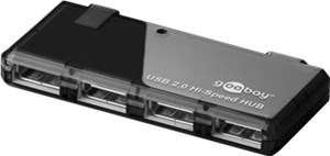 4-fach USB 2.0 Hi-Speed-HUB