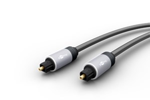 Toslink-Kabel mit Metallsteckern Toslink-Kabel mit Metallsteckern