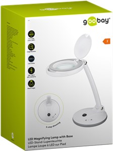 LED Magnifying Lamp with Base, 6 W, white