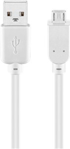 USB 2.0 Hi-Speed cable, white
