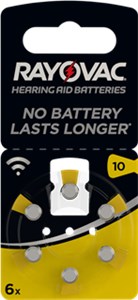 Batteria a bottone zinco-aria PR70/10A, 6 pezzi in blister