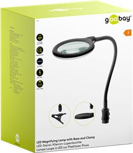 LED-Stand-/Klemm-Lupenleuchte, 6 W, schwarz LED-Stand-/Klemm-Lupenleuchte, 6 W, schwarz