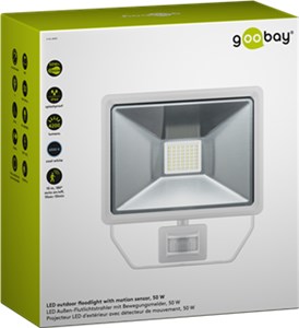 Faro da esterno a LED con rilevatore di movimento, 50 W Faro da esterno a LED con rilevatore di movimento, 50 W
