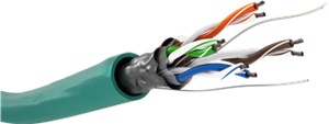 CAT 5e Kabel sieciowy, F/UTP, 100 m, Zielony CAT 5e Kabel sieciowy, F/UTP, 100 m, Zielony
