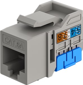 Keystone-Modul RJ45 CAT 6A, UTP, Slim & Short