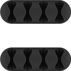 Cable Management 4 Slots, Black