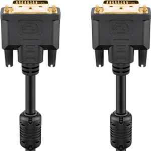 DVI-D Full HD-Kabel Dual Link, vergoldet DVI-D Full HD-Kabel Dual Link, vergoldet